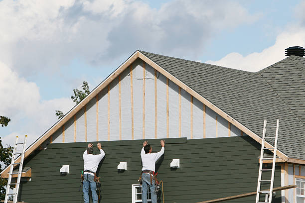 Professional Siding Contractor technician working in High Point, NC